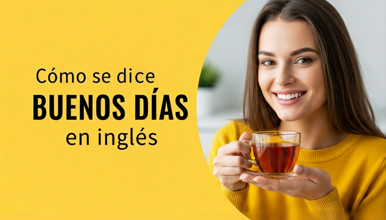 Buenos días en inglés