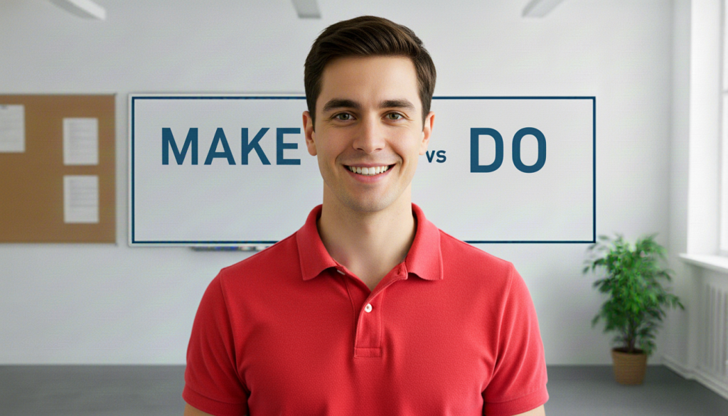 Do o Make: cuándo usar cada uno + ejemplos reales y ejercicios